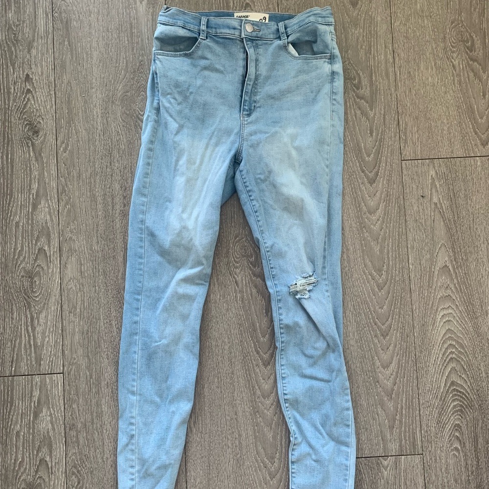 Garage light wash jeans